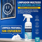 Spray Espuma LumaFresh  | Limpiador FreshFoam Profesional 3 en 1 - Elimina Manchas, Olores y Aromatiza al Instante.