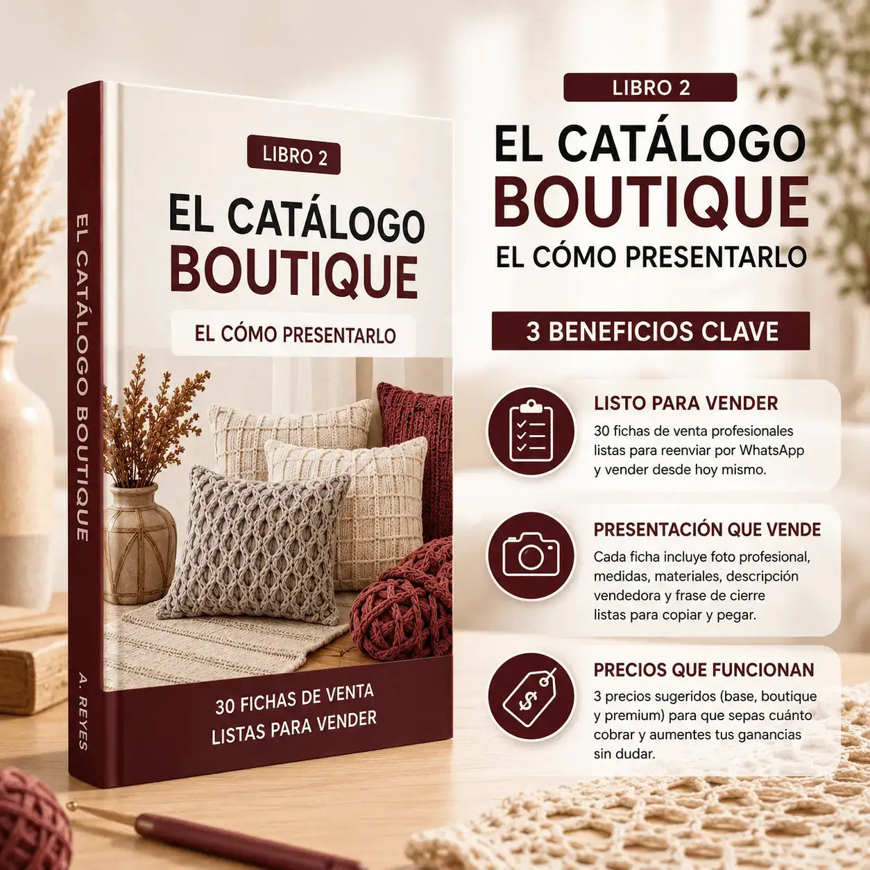 MÉTODO 30 ALMOHADAS DE CROCHET BOUTIQUE