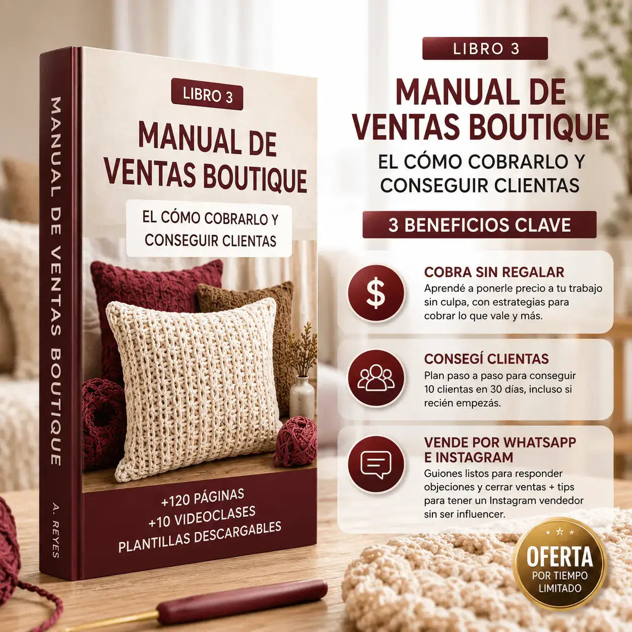 MÉTODO 30 ALMOHADAS DE CROCHET BOUTIQUE