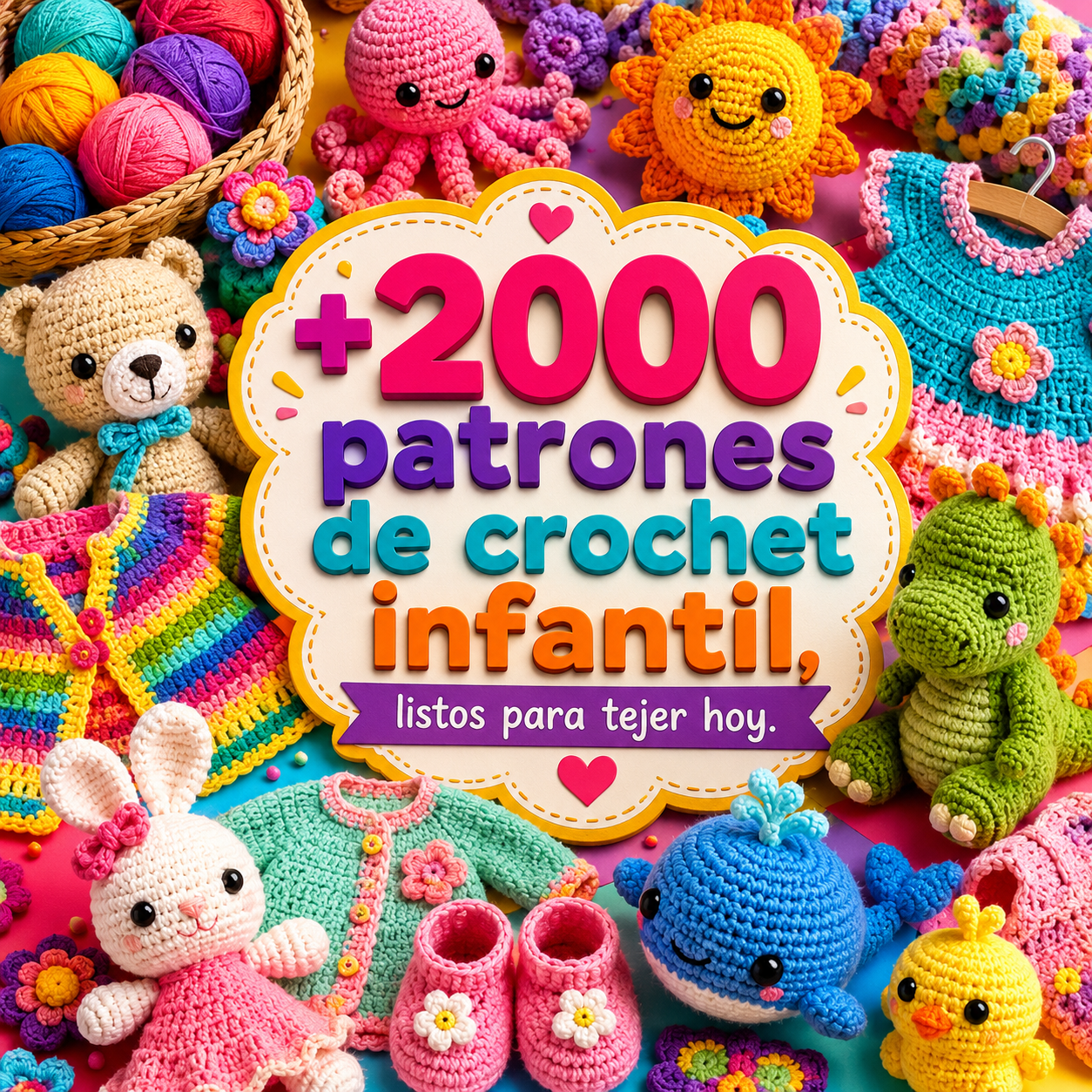 Manual +2000 Patrones + 4 Bonos + 4 MEGA BONO